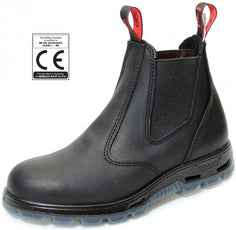 Redback Safety Dealer Boot Black Leather USBBK