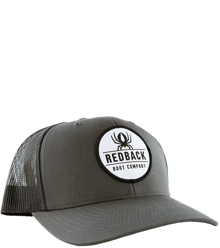 Redback | Retro Trucker Hat Charcoal