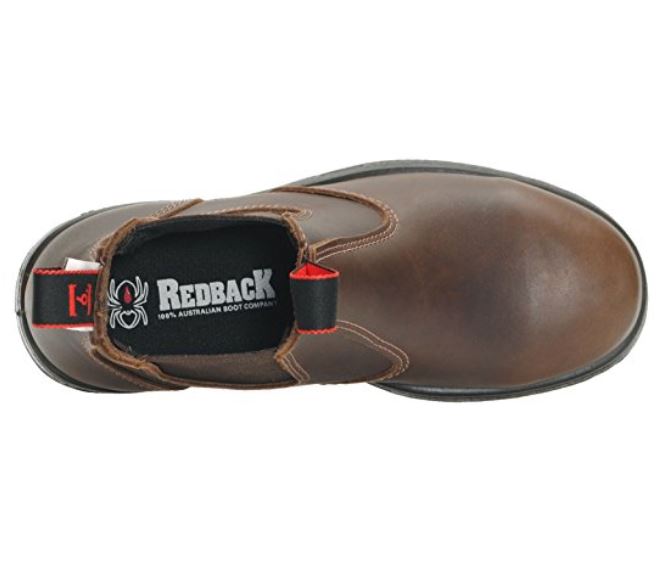 Redback Boots | Jarrah Brown Soft Toe Boot (UBJK)