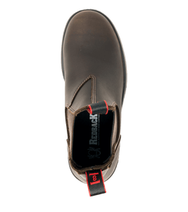 Redback Dealer Boot Brown Leather UNPU