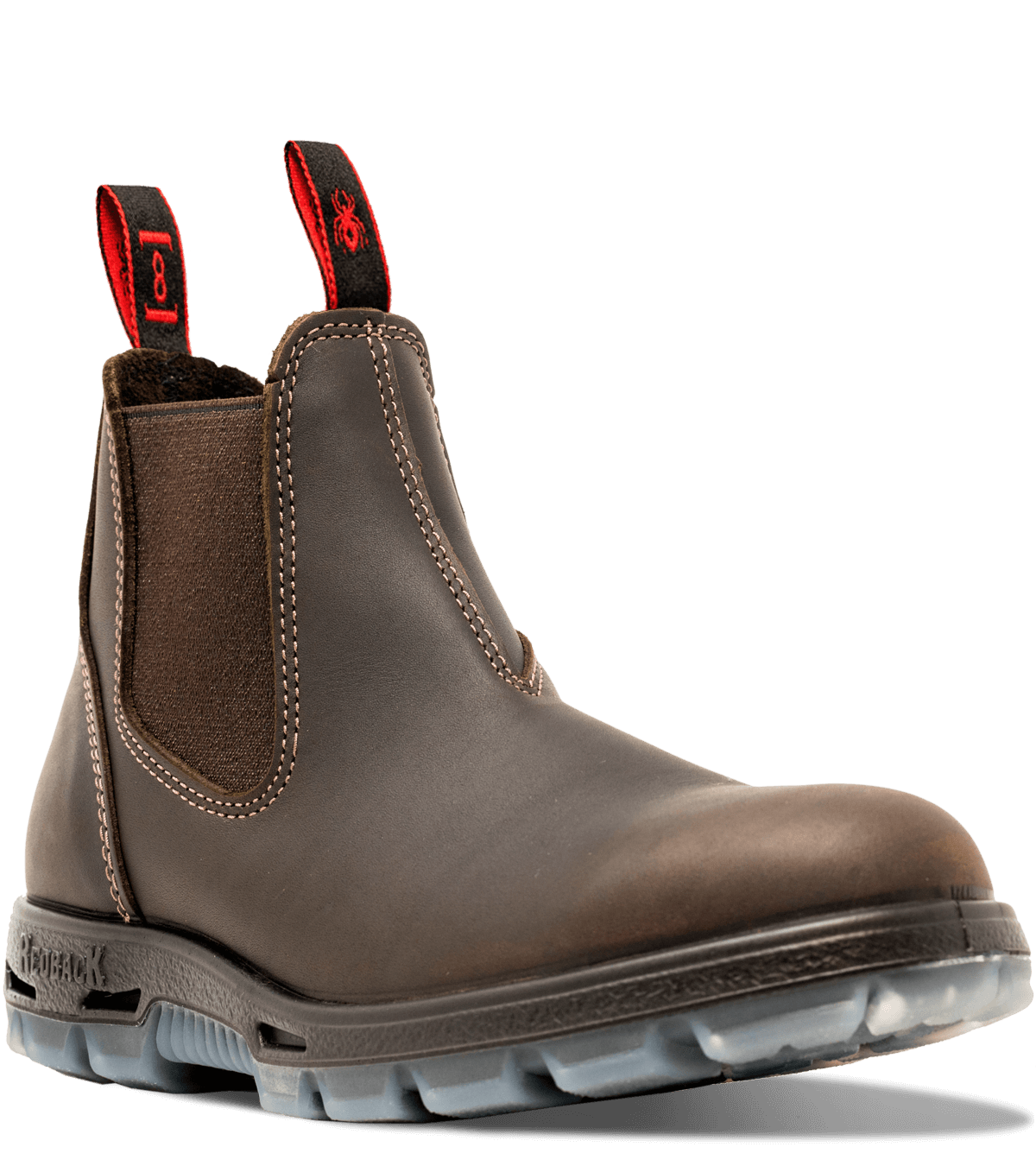 Redback Boots | Deep Brown Soft Toe Aquapel Boot (UNPU)